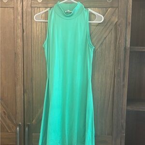 Sleeveless Green Dress